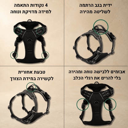 PawControl™ – רתמה נגד משיכות לכלבים