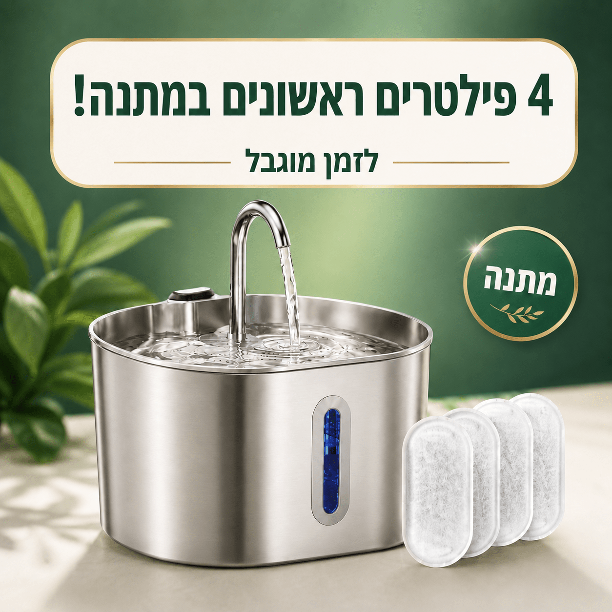 ™PawFlow - מזרקת המים